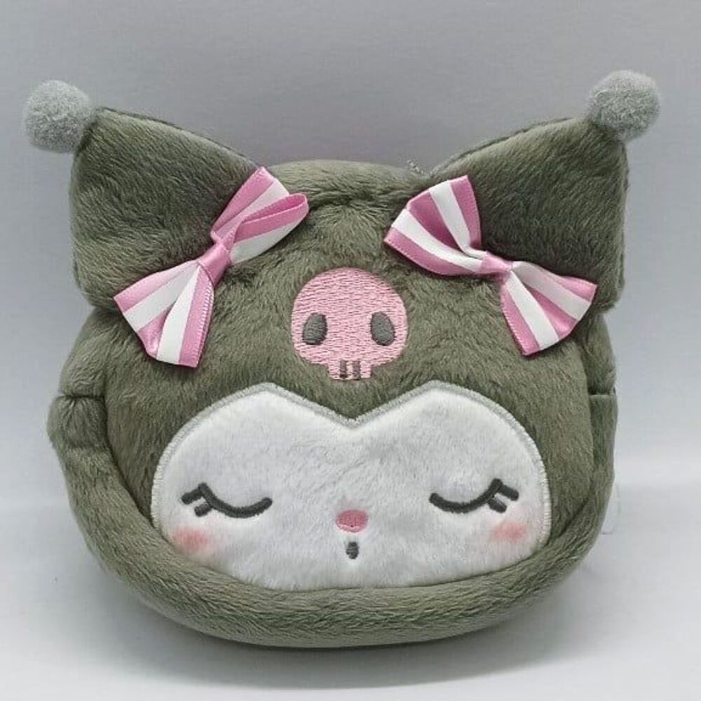 Sanrio kuromi cosmetics plush bag / pouch